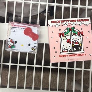 Hello Kitty Blush Set with Red Bow and Pink Box